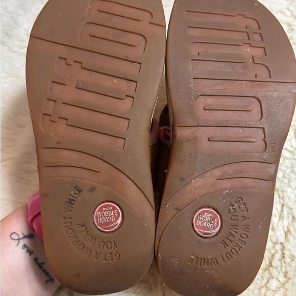 Fitflop Brown Slide Sandals - Picture 3 of 5